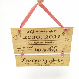 CARTEL PERSONALIZADO BODAS 2020-2021