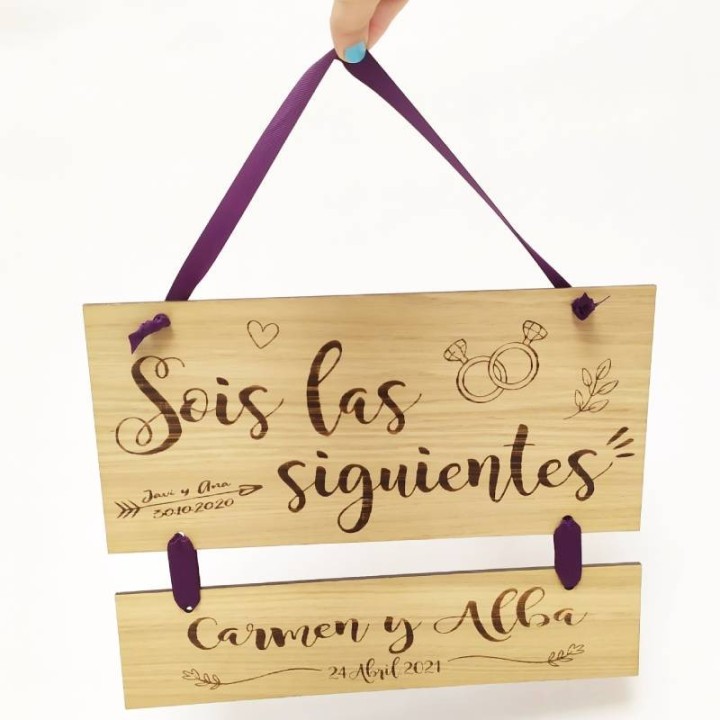 CARTEL "SOIS L@S SIGUIENTES" PERSONALIZADO