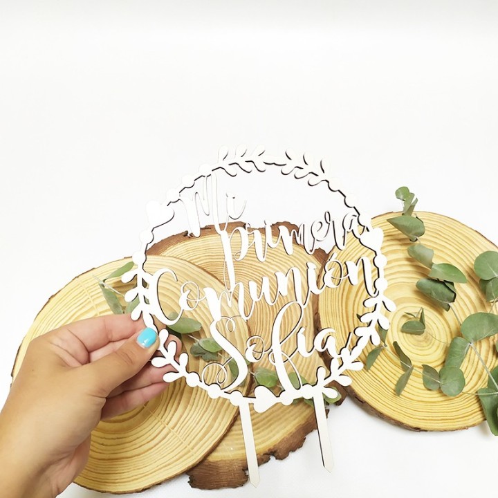 TOPPER PARA TARTA CORONA
