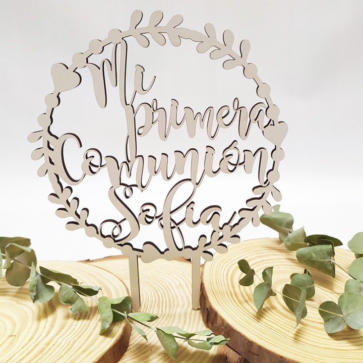 TOPPER PARA TARTA CORONA