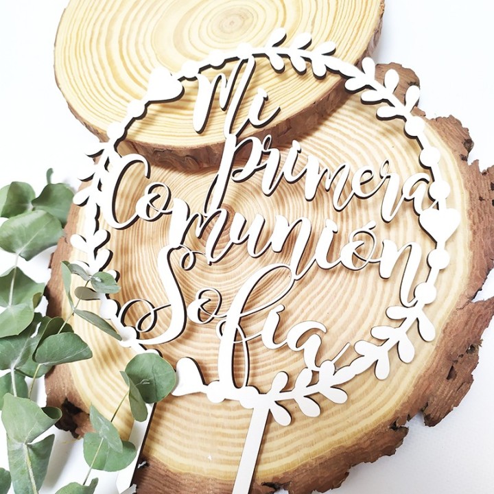 TOPPER PARA TARTA CORONA