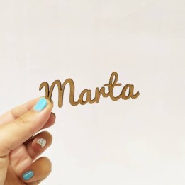 MINI NOMBRES DE MADERA