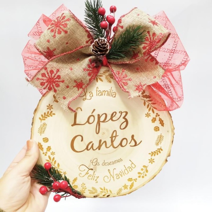 COLGADOR PUERTA NAVIDAD