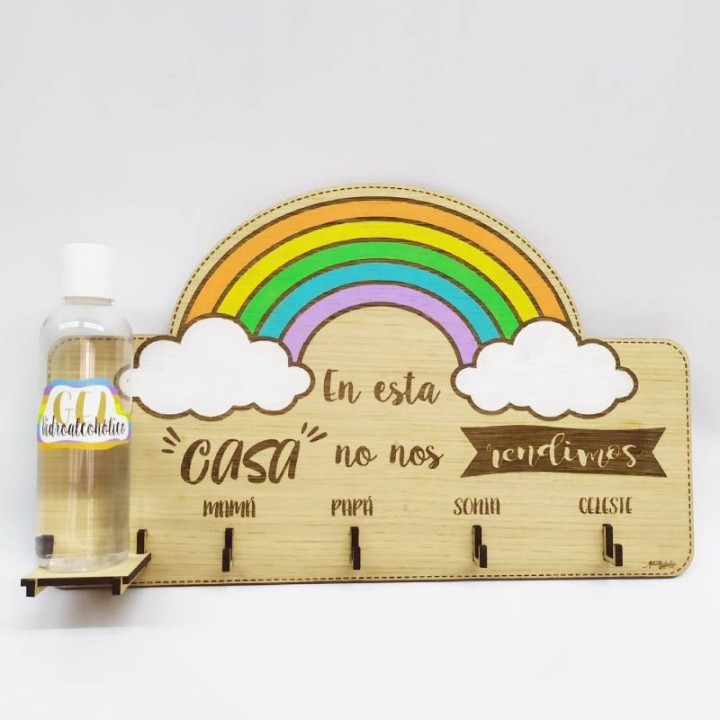 PERCHERO PARA MASCARILLAS PERSONALIZADO
