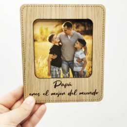 MARCO DE FOTO TIPO POLAROID DÍA DEL PADRE