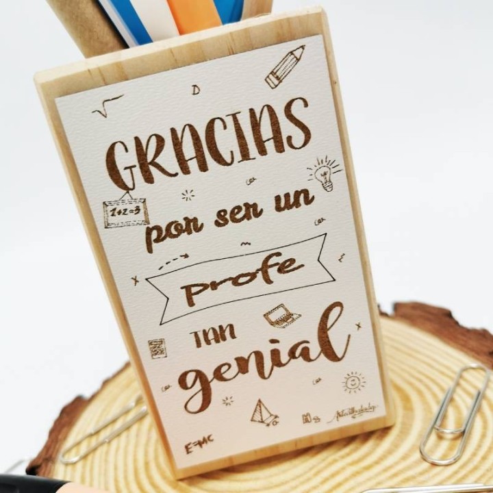 PORTALAPICEROS DE MADERA PERSONALIZADO