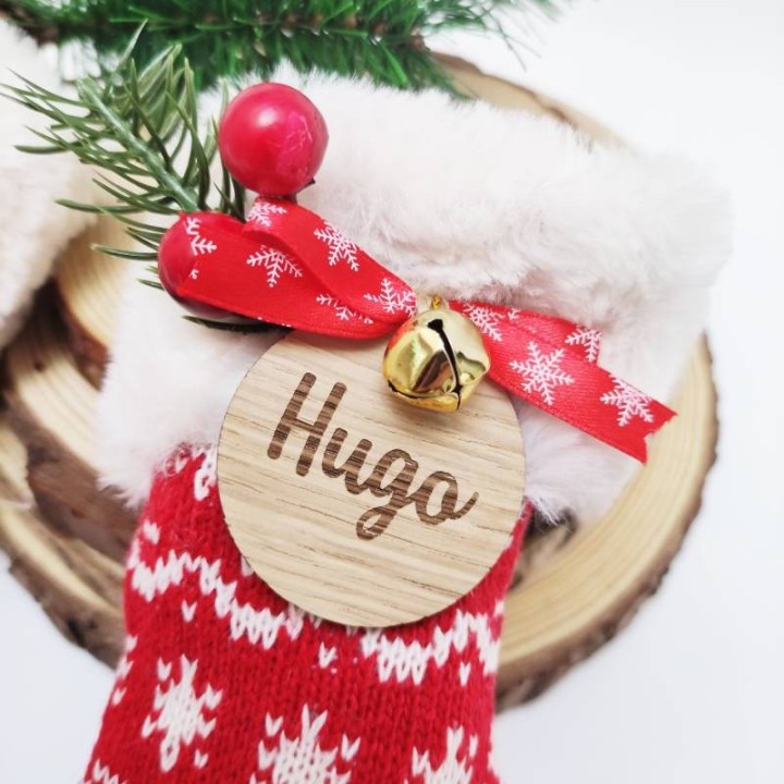 CALCETIN NAVIDEÑO PERSONALIZADO