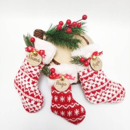 CALCETIN NAVIDEÑO PERSONALIZADO