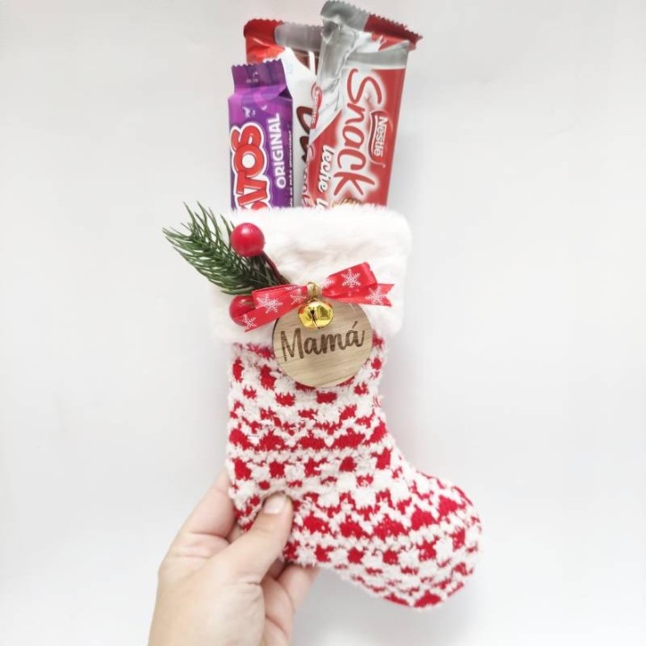 CALCETIN NAVIDEÑO PERSONALIZADO