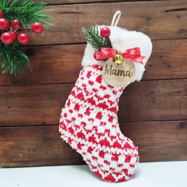 CALCETIN NAVIDEÑO PERSONALIZADO
