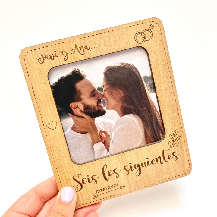 MARCO DE FOTO IMANTADO "SOIS LOS SIGUIENTES"