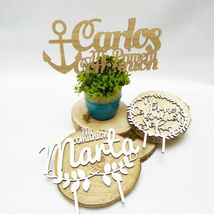 TOPPER PARA TARTA CORONA