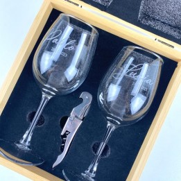SET DE COPAS DE VINO CON ESTUCHE