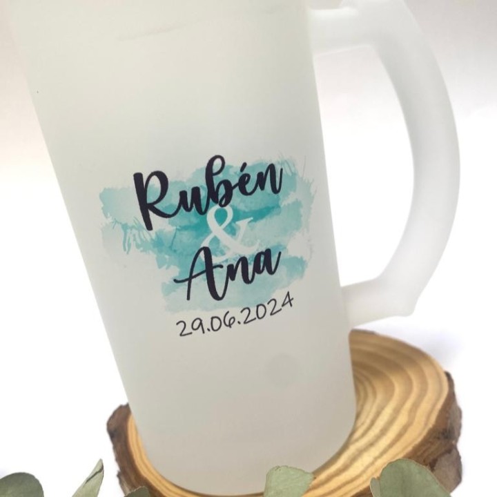 JARRA DE CERVEZA PERSONALIZADA