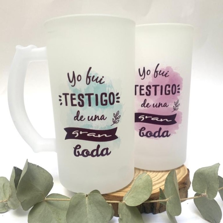 JARRA DE CERVEZA PERSONALIZADA