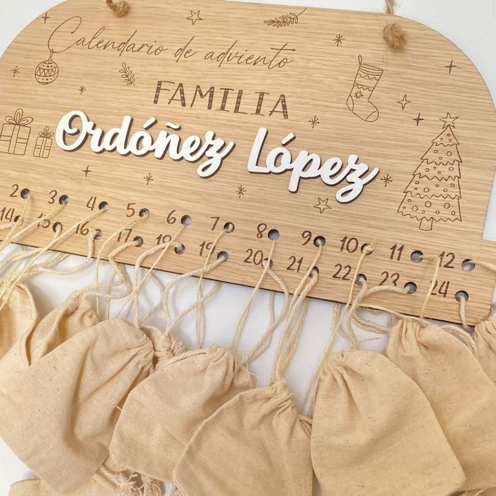 CALENDARIO DE ADVIENTO PERSONALIZADO
