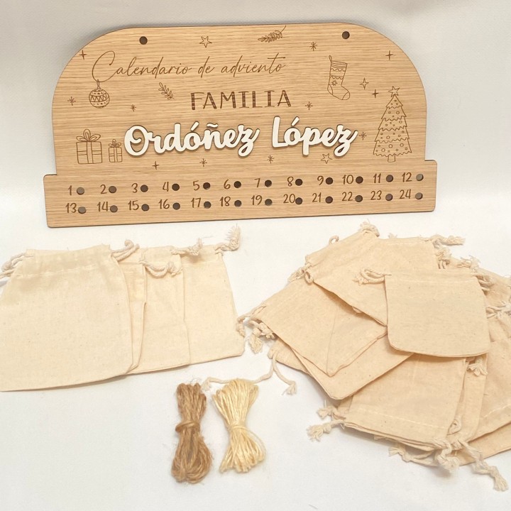 CALENDARIO DE ADVIENTO PERSONALIZADO