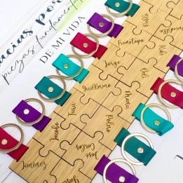 CONJUNTO LLAVEROS PUZZLE