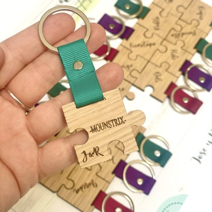 CONJUNTO LLAVEROS PUZZLE