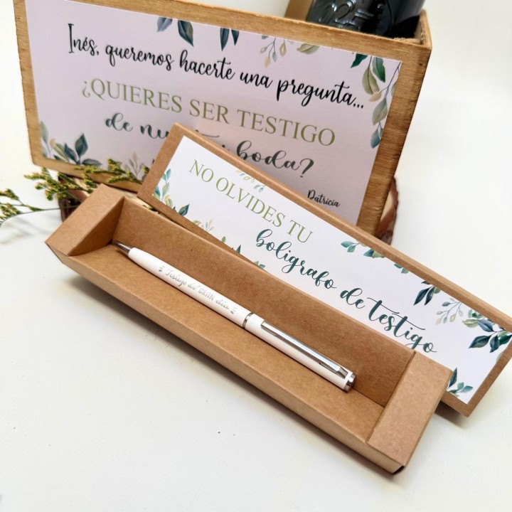 SUPER KIT PARA TESTIGOS DE BODA
