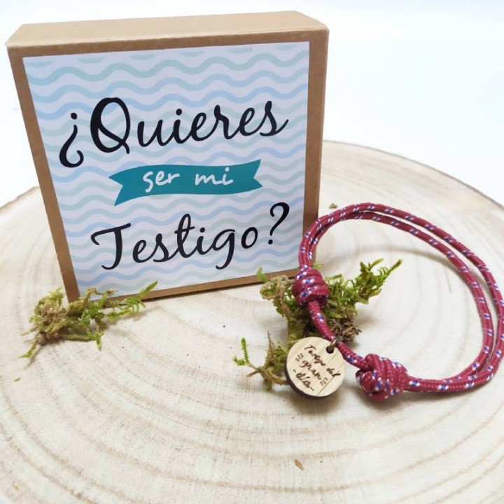 PULSERA TESTIGOS DE MADERA