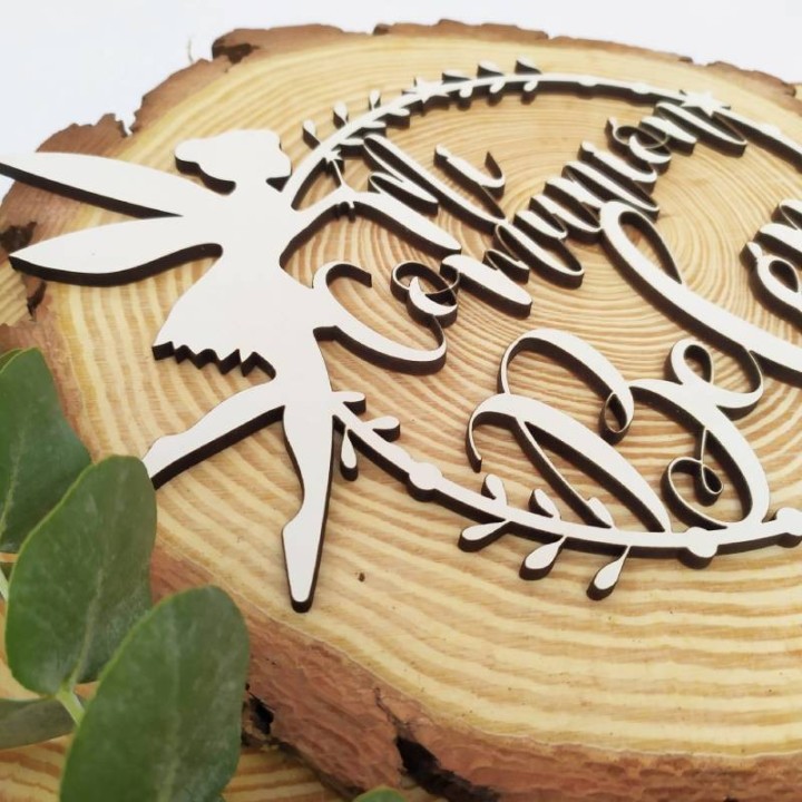 TOPPER PARA TARTA HADA